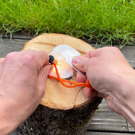 Tändstål / Eldstål Överlevnad Halsband