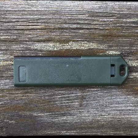 Survival Fire Steel Whistle Green
