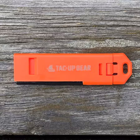 Survival Fire Steel Whistle Orange