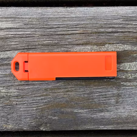 Survival Fire Steel Whistle Orange