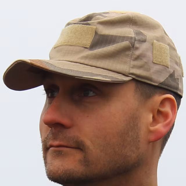 Closer look of a Field Cap M90K Desert.