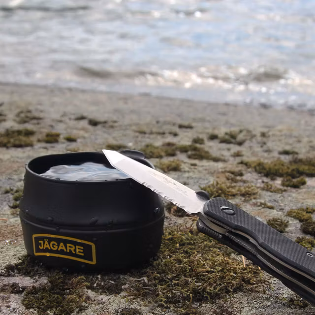 Folding Cup JÄGARE Black/Yellow/Black