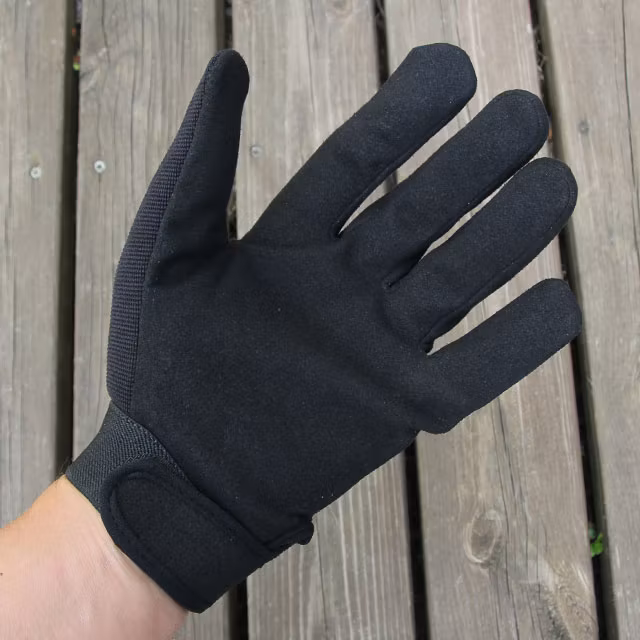 DZ Glove Black palm area.