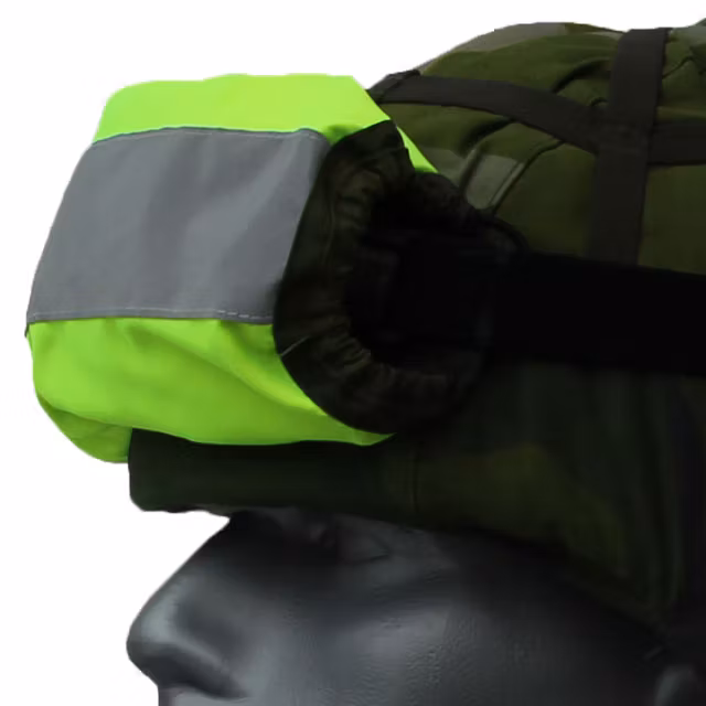 High visibility when wearing a Goggle Cover M90 reversed on your helmet.