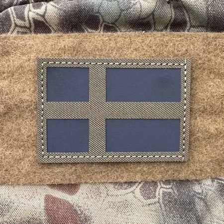 IR Sweden Flag Cut-Out Hook Patch