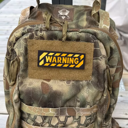 IR Warning Cut Out Patch