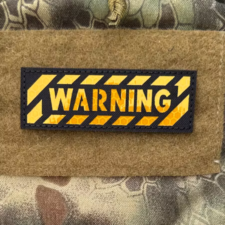 IR Warning Cut Out Patch