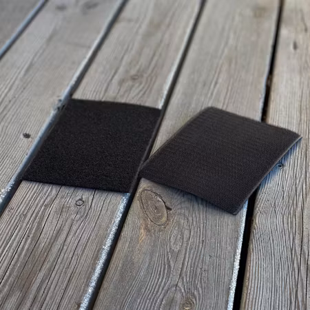 Hook & Loop Panel Set 10 × 13 cm Black