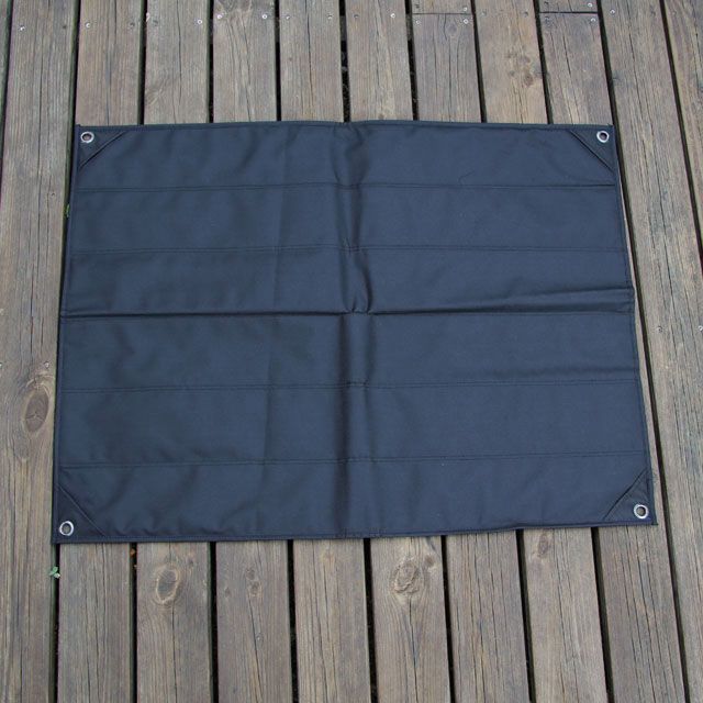 Full backside of a Kardborre Wall Mat Display Black.