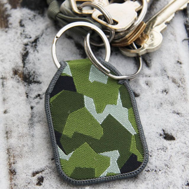 The M90 Keyring TUG with keys attached.