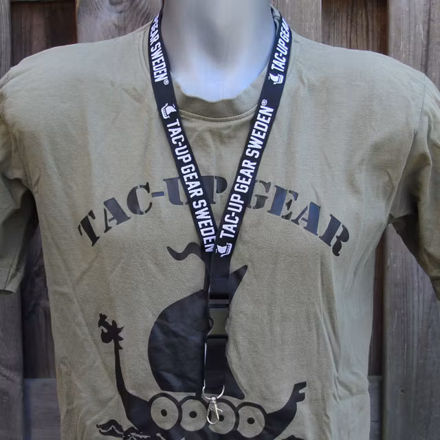 Lanyard Black/White.