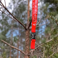 Lanyard Red and White