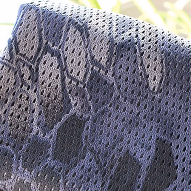 Mesh Scarf Dragon Blue.