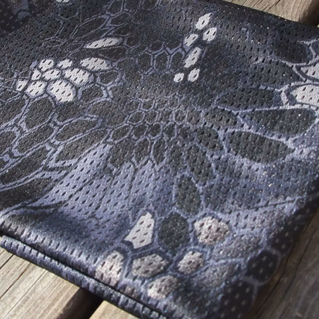 Mesh Scarf Dragon Blue.