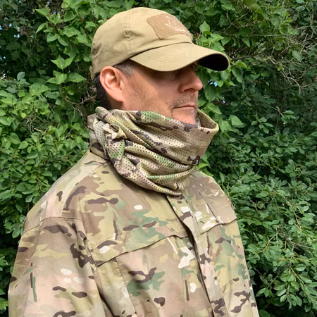 Mesh Scarf Multicam