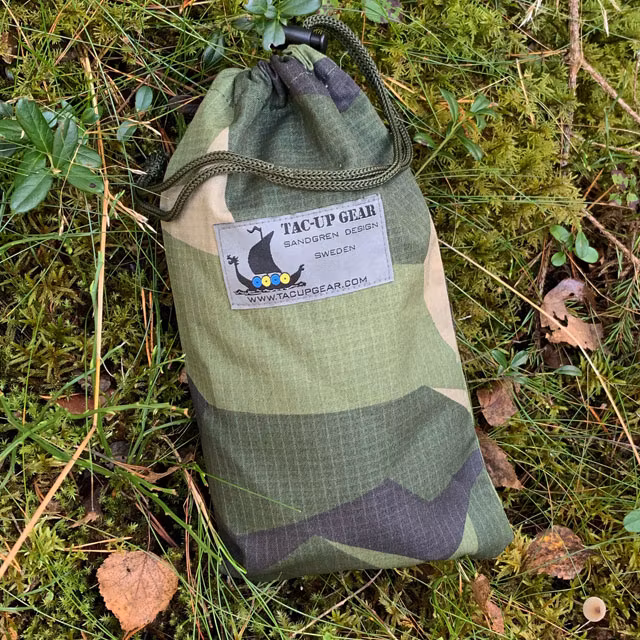 A Mini Bag Ripstop M90 in the Swedish forest!