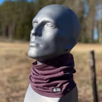 Neck Tube Merino Wool Purple
