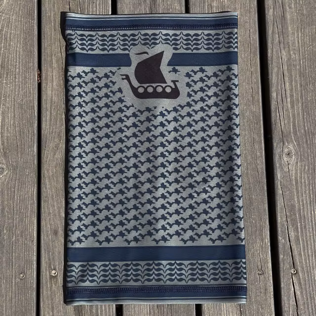 Neck Tube Shemagh Navy Grey from TAC-UP GEAR