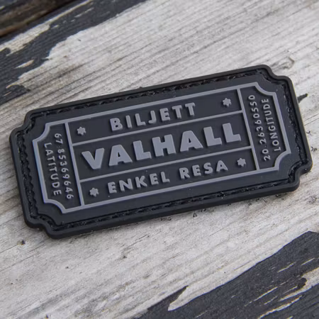 Biljett Valhall PVC Svart/Grå