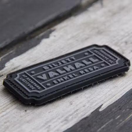 Biljett Valhall PVC Svart/Grå