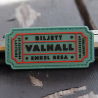 Biljett Valhall PVC Ljusgrön