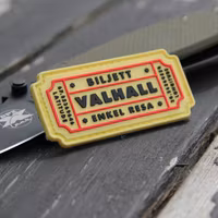 Biljett Valhall PVC Gul/Röd