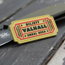 Biljett Valhall PVC Gul/Röd