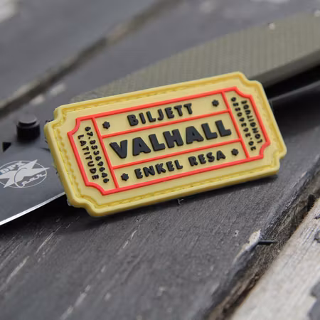 Biljett Valhall PVC Gul/Röd