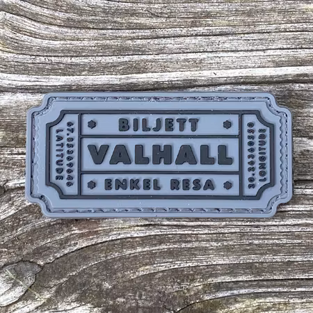 Biljett Valhall PVC Grå