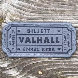 Biljett Valhall Grå