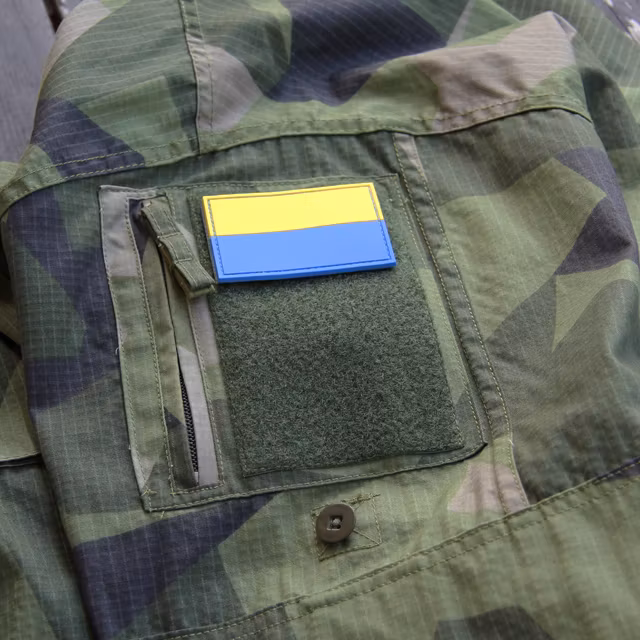M90 jacket and a Blå-Gul Hook PVC Patch.