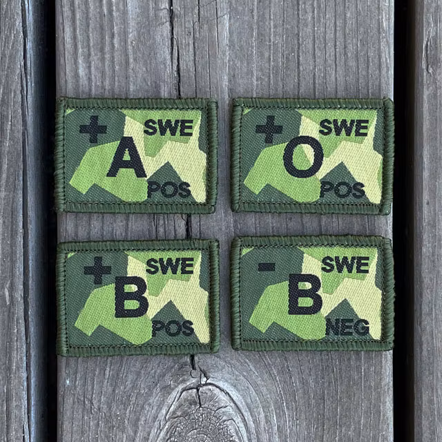 Blood Type Hook Patch M90 patches from TAC-UP GEAR