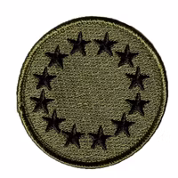 EU Green Embroidered Patch