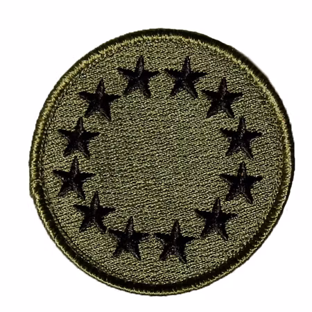 EU Round Tactical Hook Patch Green