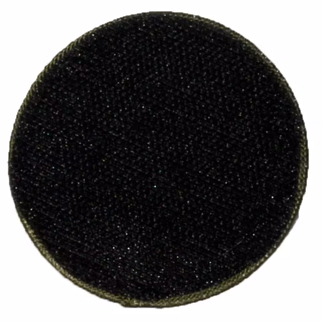 Hook backing of a EU Green Embroidered Patch.