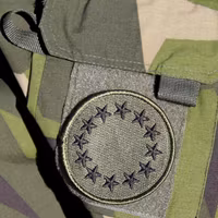 EU Green Embroidered Patch