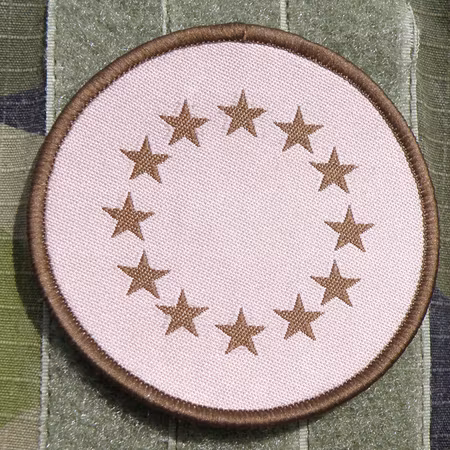 EU Round Desert Hook Patch