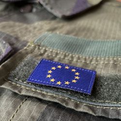 EU Flag Hook Patch Small