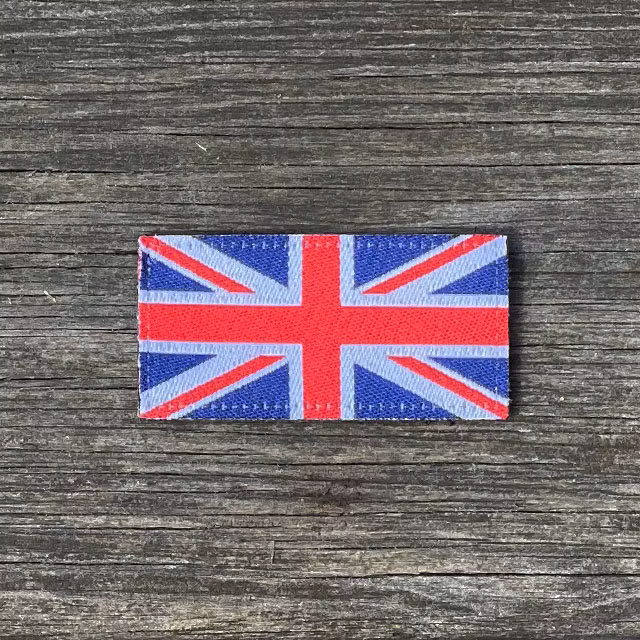Great Britain Flag Hook Patch Small