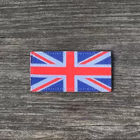 Great Britain Flag Hook Patch Small