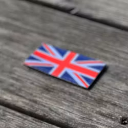 Great Britain Flag Hook Patch Small