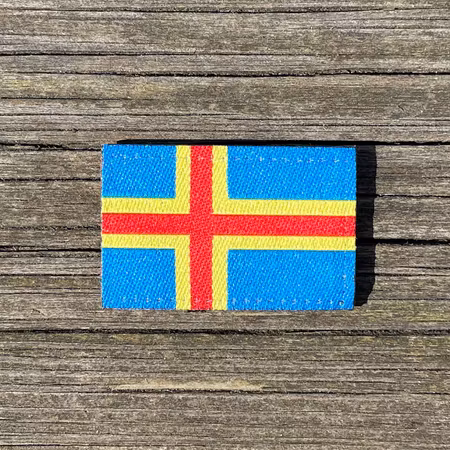 Åland Flag Hook Patch Small