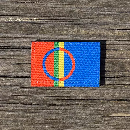 Sámi Flag Hook Patch Small