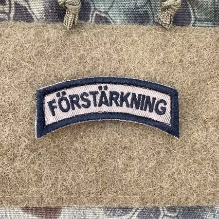 FÖRSTÄRKNING Hook Patch Black / Earth Brown