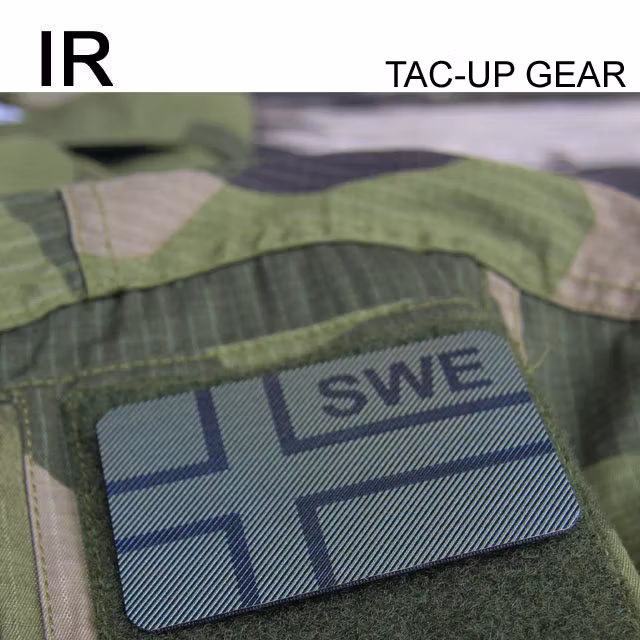 IR - SWE Flagga Dual IFF Grön/Svart
