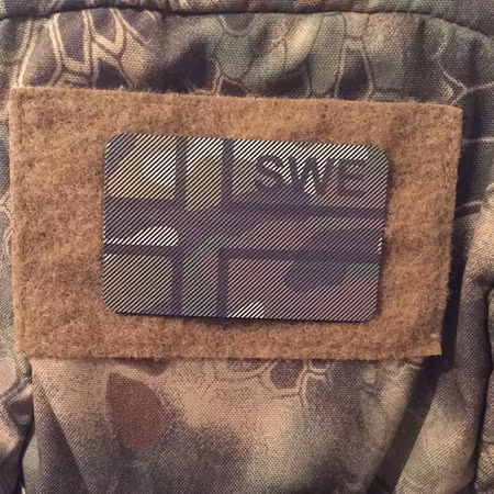 Dual IR SWE IFF Multicam Flag Hook Patch