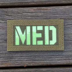 IR - MED Black-Green Reversible Glow Hook Patch