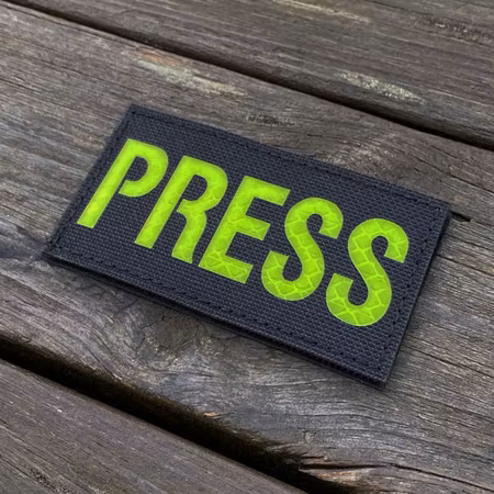 IR PRESS Yellow Hook Patch