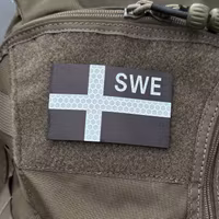 IR - SWE Black and Grey Flag Hook Patch