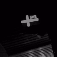 IR - SWE Black and Grey Flag Hook Patch